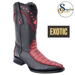 SO-0185 Exotic Crocodile Leather Boots