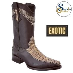 SO-0186 Exotic Crocodile Leather Boots