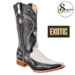 SO-0187 Exotic Crocodile Leather Boots
