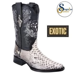 SO-0195 Exotic Python Leather Boots