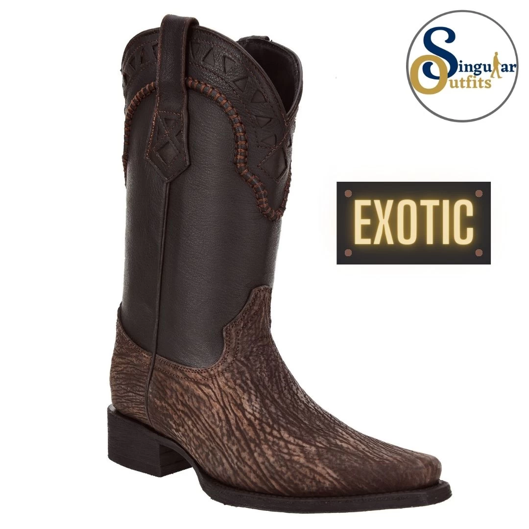 SO-0197 Exotic Shark Leather Boots