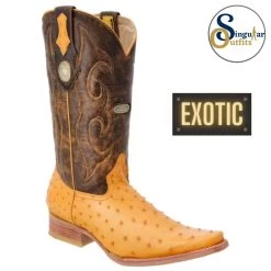 SO-0201 Exotic Ostrich Leather Boots