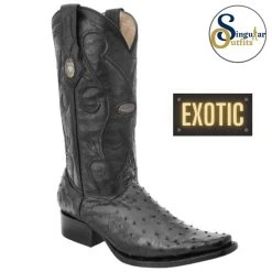 SO-0202 Exotic Ostrich Leather Boots