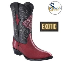 SO-0223 Exotic Manta Ray Leather Boots