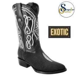 SO-0225 Exotic Manta Ray Leather Boots