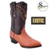 SO-0230 Exotic Ostrich Leather Boots