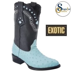 SO-0233 Exotic Ostrich Leather Boots