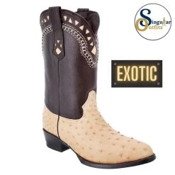 SO-0234 Exotic Ostrich Leather Boots
