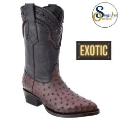 SO-0235 Exotic Ostrich Leather Boots