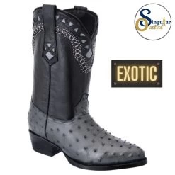 SO-0237 Exotic Ostrich Leather Boots