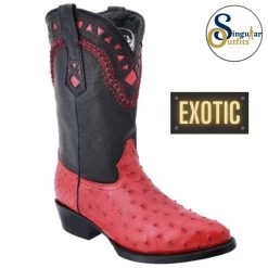 SO-0238 Exotic Ostrich Leather Boots