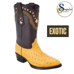 SO-0239 Exotic Ostrich Leather Boots
