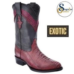 SO-0242 Exotic Ostrich Leather Boots