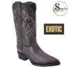 SO-0243 Exotic Ostrich Leather Boots