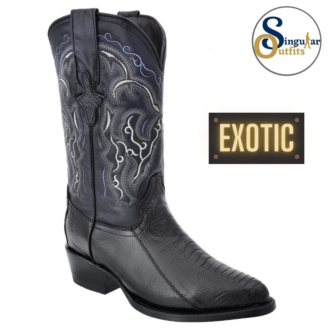 SO-0245 Exotic Ostrich Leather Boots