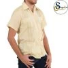 Guayabera Shirt SO-TM78111 Beige