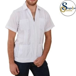 Guayabera Shirt SO-TM78112 White