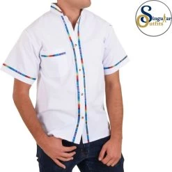 Guayabera Shirt SO-TM78125 White