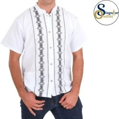 Guayabera Shirt SO-TM78132 White