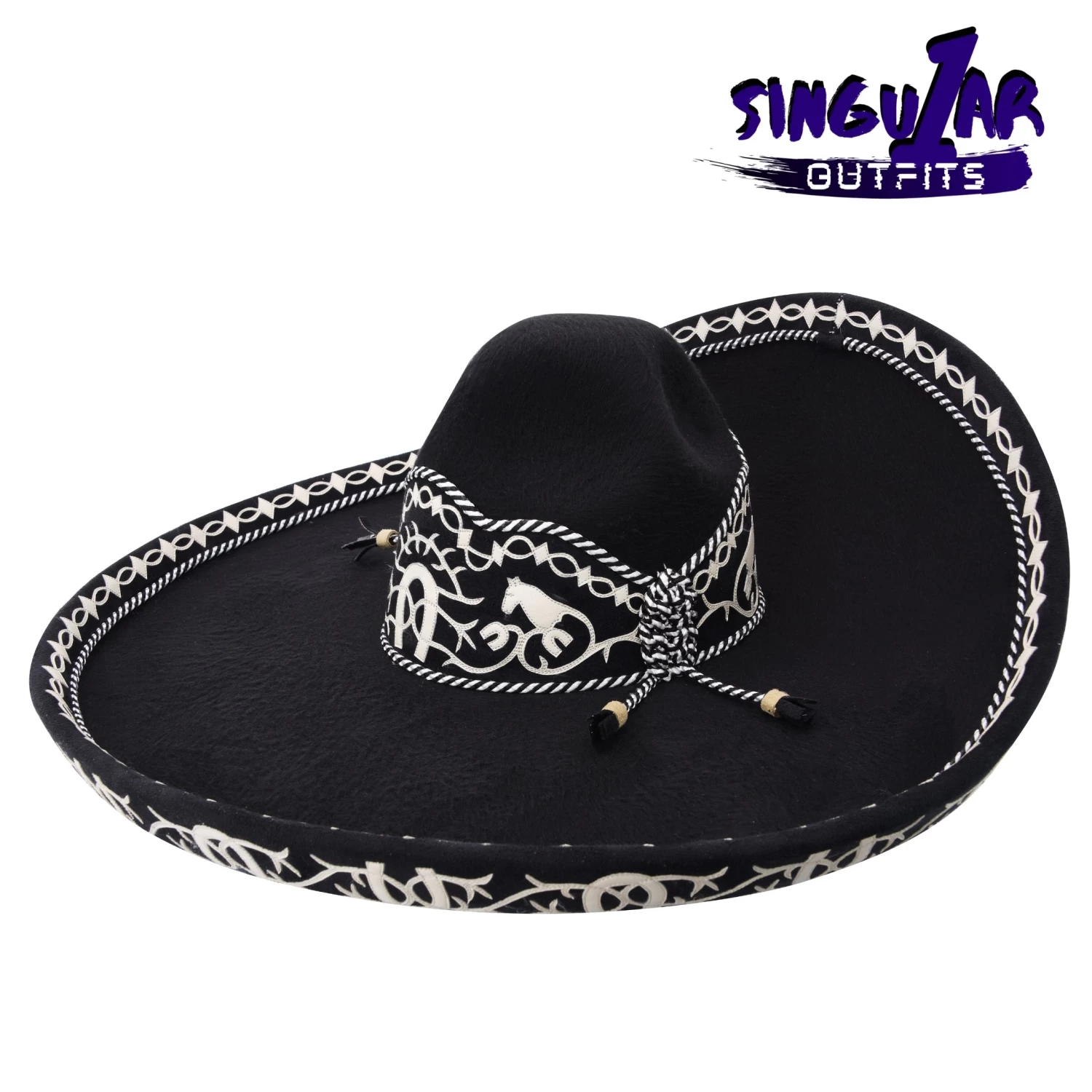 SO-829 Sombrero Charro De Lana