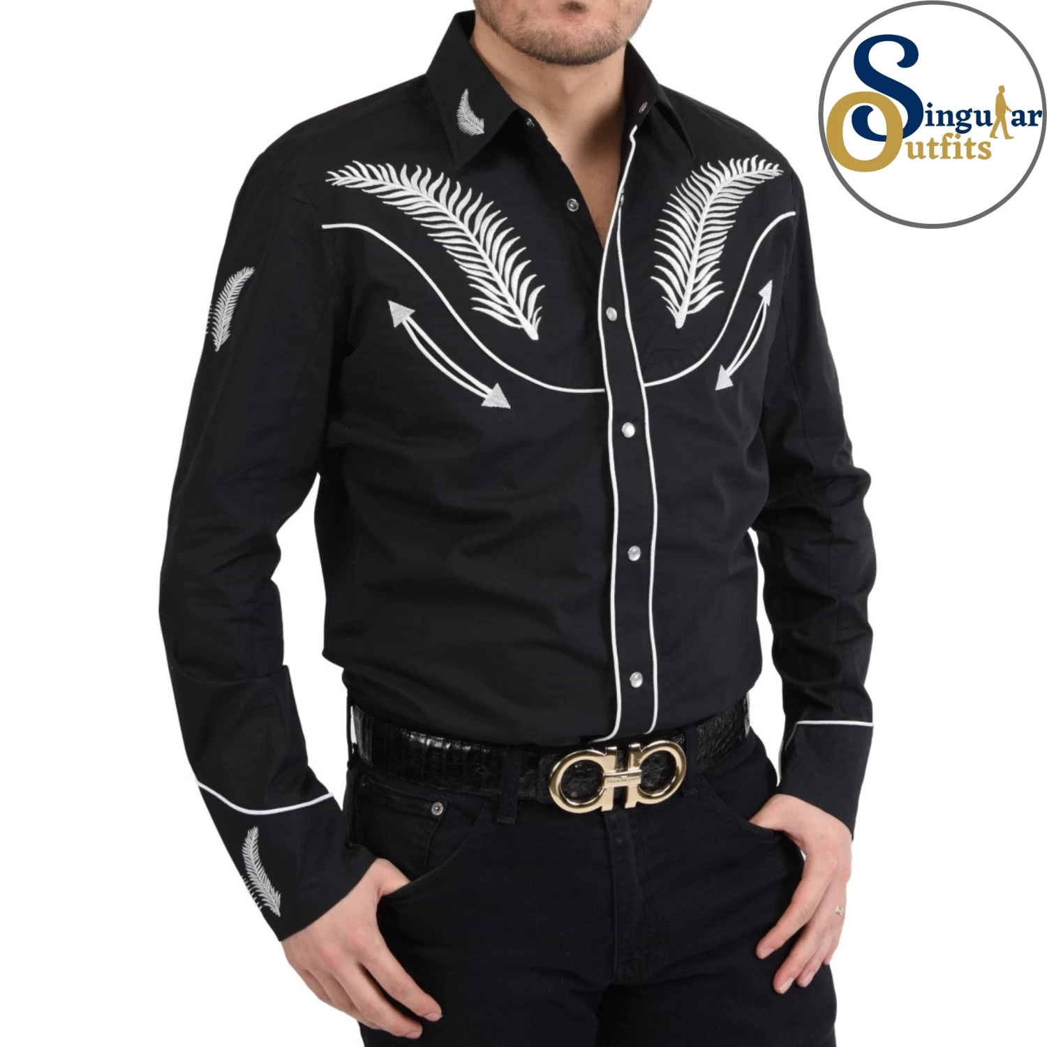 Camisa Vaquera Bordada SO-WD0852