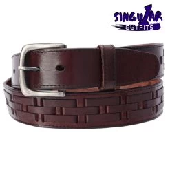 TM-10543 Leather Belt | Cinturon De Piel