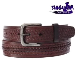 TM-10552 Leather Belt | Cinturon De Piel