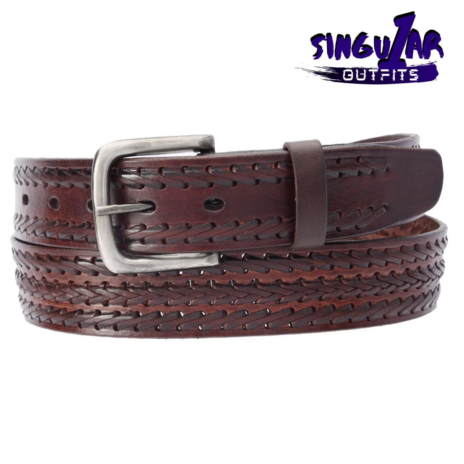 TM-10563 Leather Belt | Cinturon De Piel