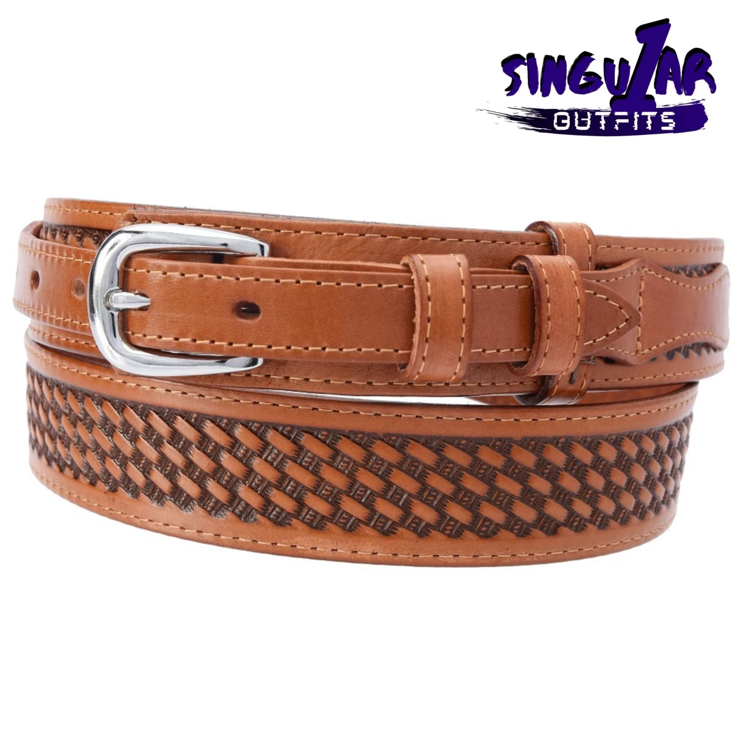 TM-10571 Leather Belt | Cinturon De Piel