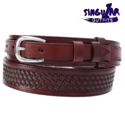 TM-10573 Leather Belt | Cinturon De Piel