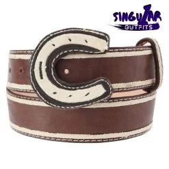 TM-14330 Leather Belt | Cinturon De Piel