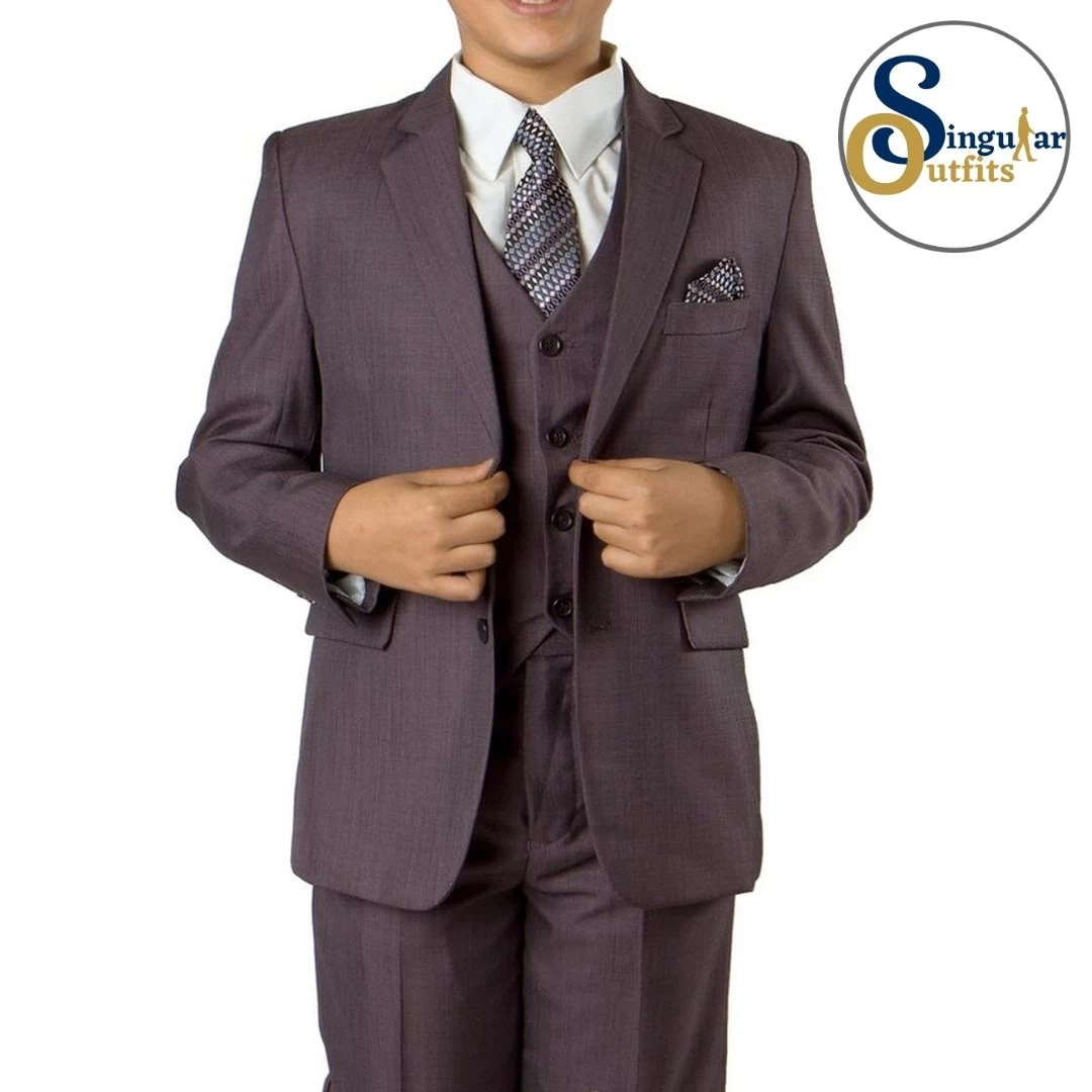 Traje Formal De Tres Piezas Para Niño SO-B36101 - Image 4